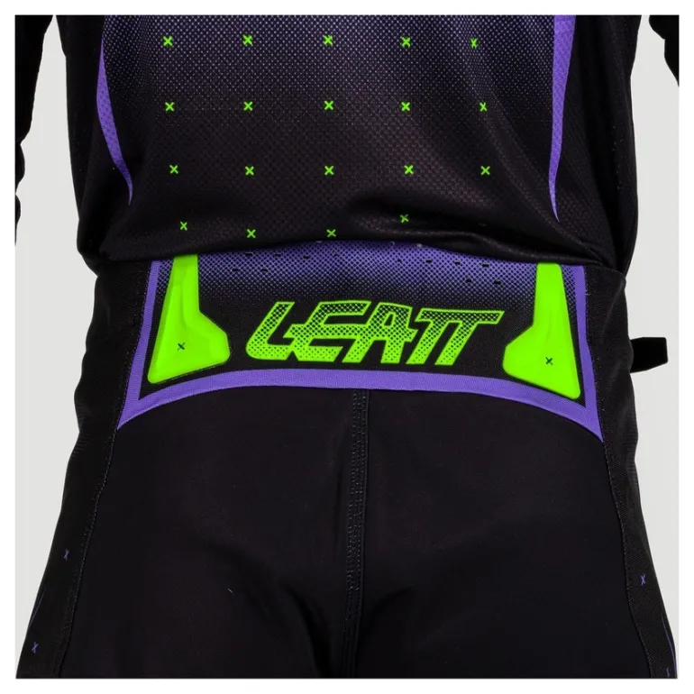 Spodnie cross LEATT MOTO 4.5 ARGON czarny niebieski