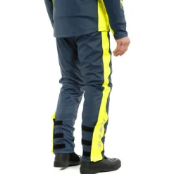 Spodnie przeciwdeszczowe DAINESE STORM 2 niebieski żółty fluo