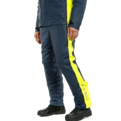 Spodnie przeciwdeszczowe DAINESE STORM 2 niebieski żółty fluo