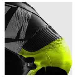 Spodnie skórzane REBELHORN INFERNO BLACK/WHITE/FLUO YELLOW czarny biały żółty fluo