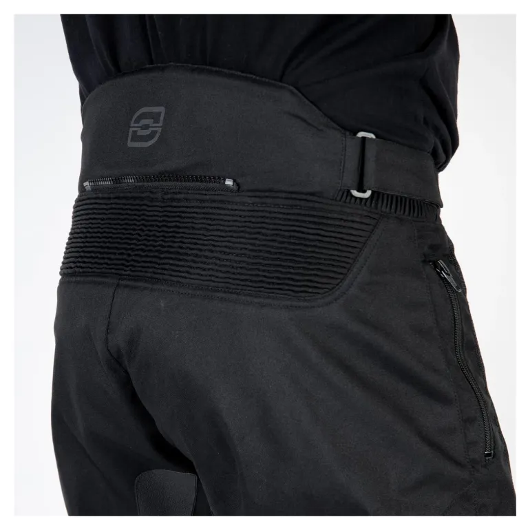 Spodnie tekstylne OZONE DART BLACK czarny