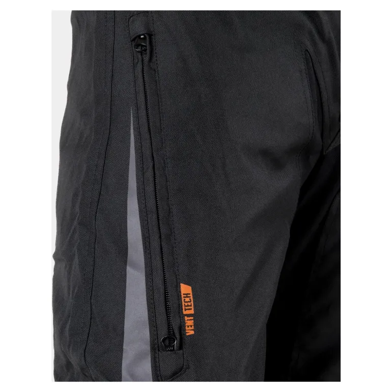 Spodnie tekstylne OZONE VULCAN BLACK czarny