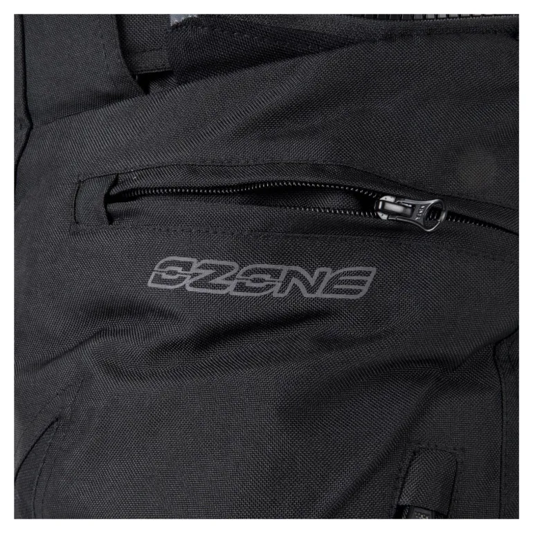 Spodnie tekstylne OZONE VULCAN BLACK czarny