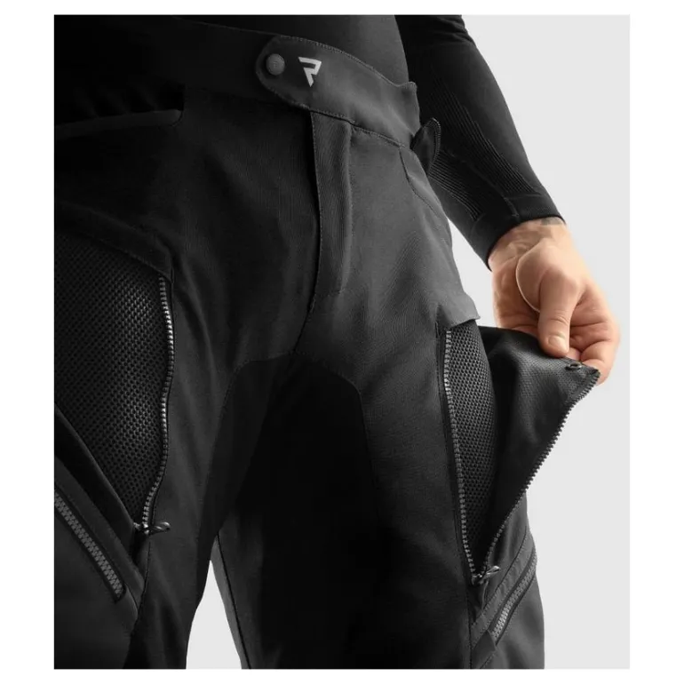 Spodnie tekstylne REBELHORN HARDY 3.0 LONG BLACK czarny