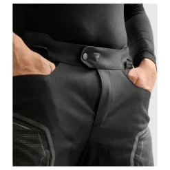 Spodnie tekstylne REBELHORN BORG II SHORT BLACK czarny