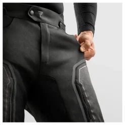 Spodnie tekstylne REBELHORN BORG II SHORT BLACK czarny