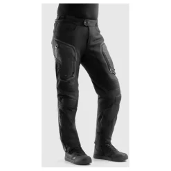 Spodnie tekstylne REBELHORN BORG II SHORT BLACK czarny