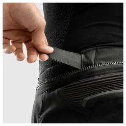 Spodnie tekstylne REBELHORN BORG II SHORT BLACK czarny