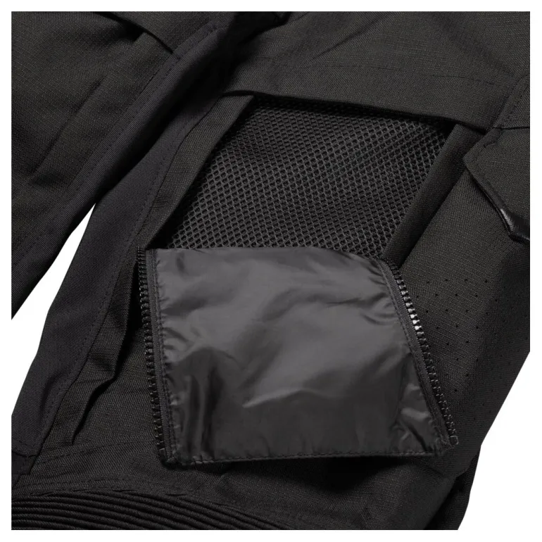 Spodnie tekstylne RICHA INFINITY 3 ADVENTURE SHORT BLACK czarny