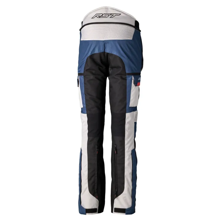 Spodnie tekstylne RST ADVENTURE-X CE SILVER/DARK BLUE/RED szary niebieski czerwony