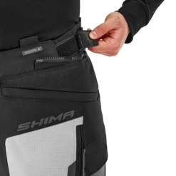 Spodnie tekstylne SHIMA TRACKER LIGHT GREY szary