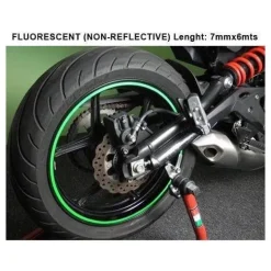 Taśma paski na rant felgi KEITI FLUORESCENT GREEN