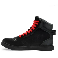 Trampki motocyklowe damskie SHIMA SX-2 EVO LADY BLACK czarny biały