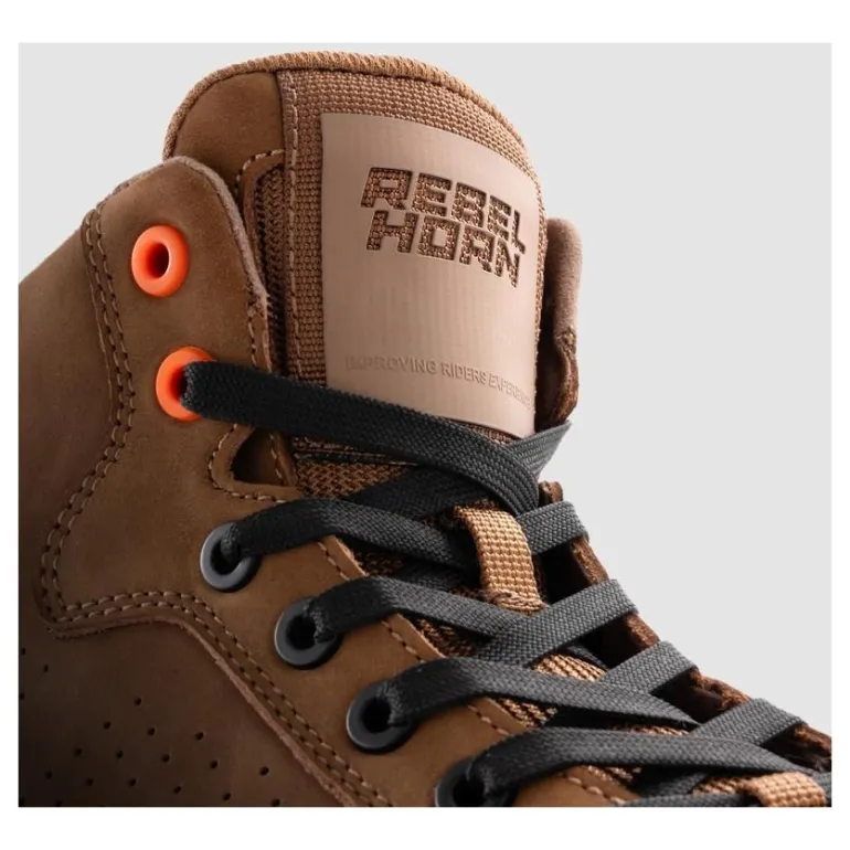 Trampki motocyklowe REBELHORN SPIKE BROWN brązowy