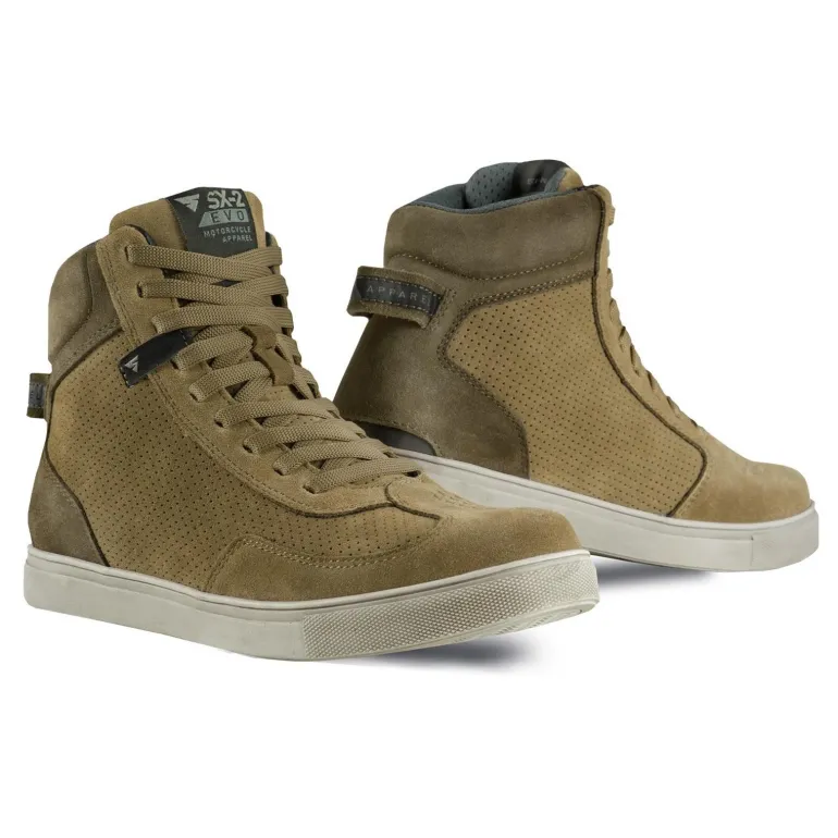 Trampki motocyklowe SHIMA SX-2 EVO BROWN brązowy biały
