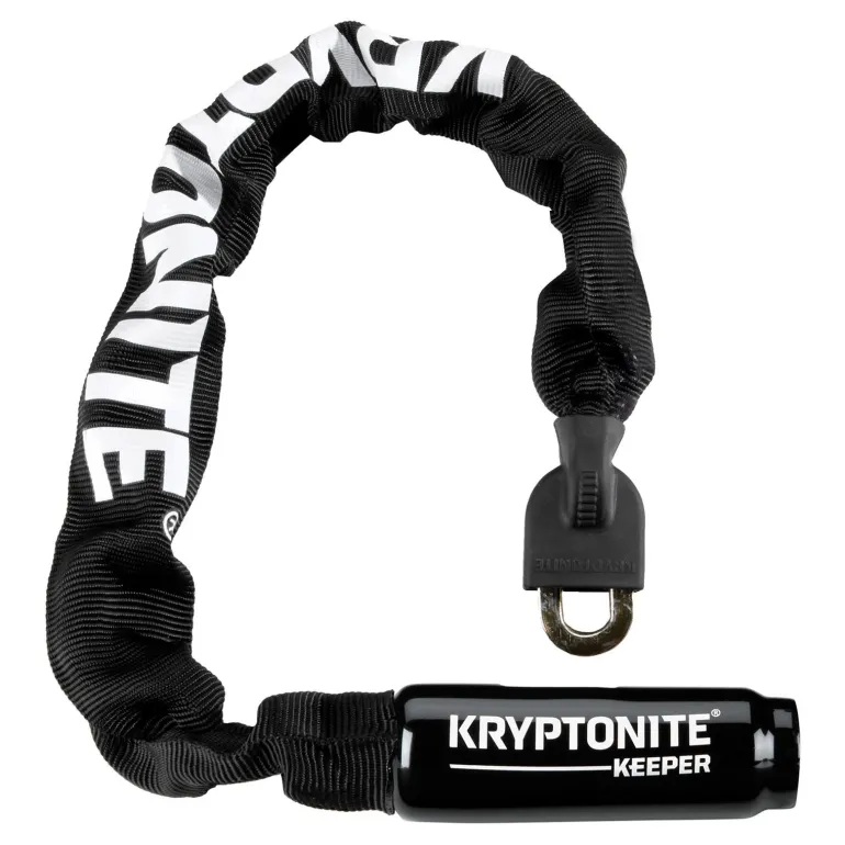 Zapięcie łańcuchowe KRYPTONITE KEEPER 755 MINI INTEGRATED CHAIN 0,7CM X 55CM czarny biały