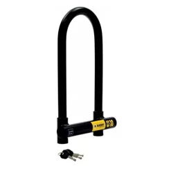 Zapięcie U-Lock AUVRAY U-FORCE 10 105x245mm czarny żółty