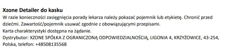 Zestaw do czyszczenia kasku XZONE GIGA 500ml